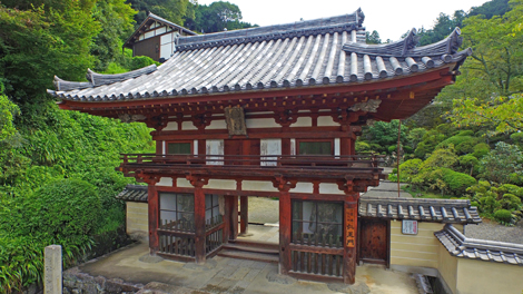 重要文化財　岡寺　仁王門